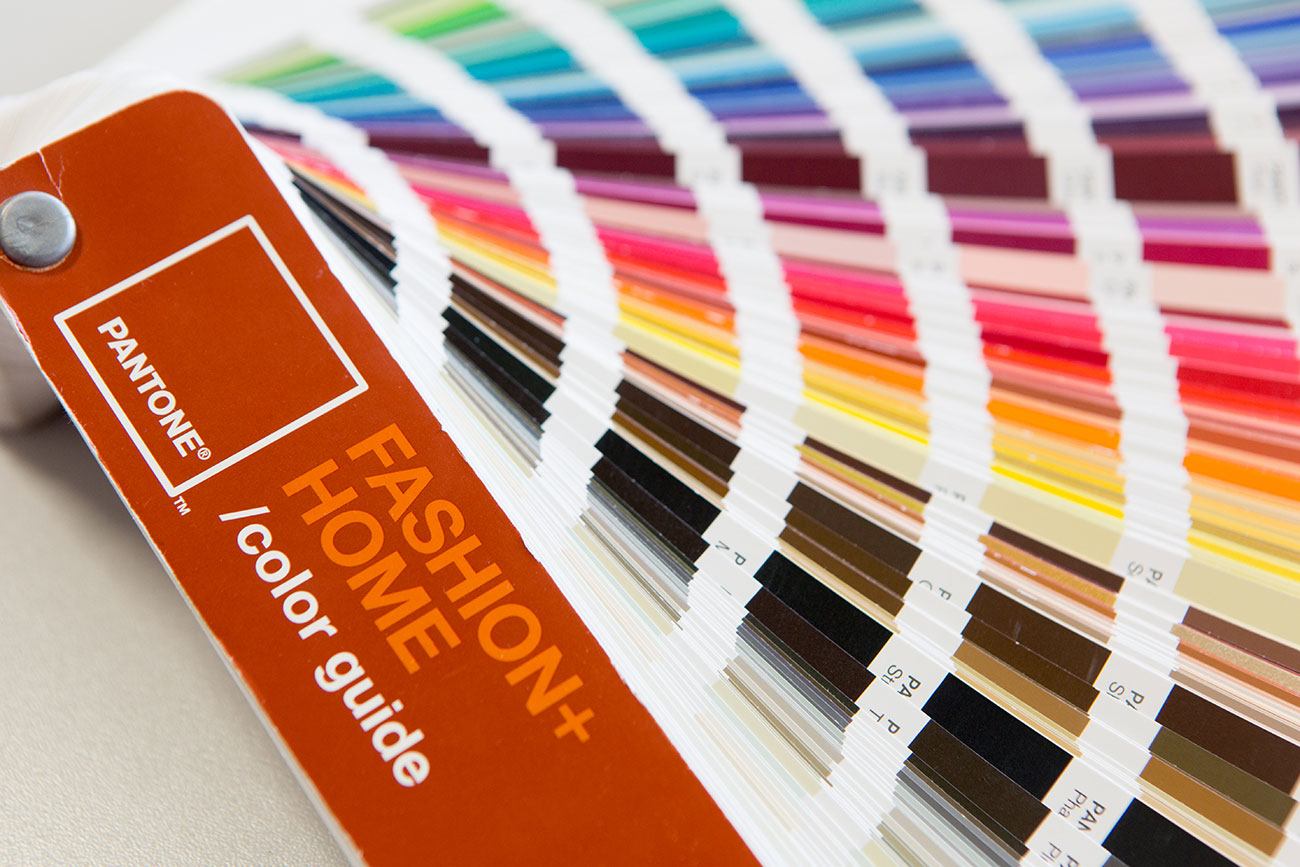 Pantone-Farbfächer