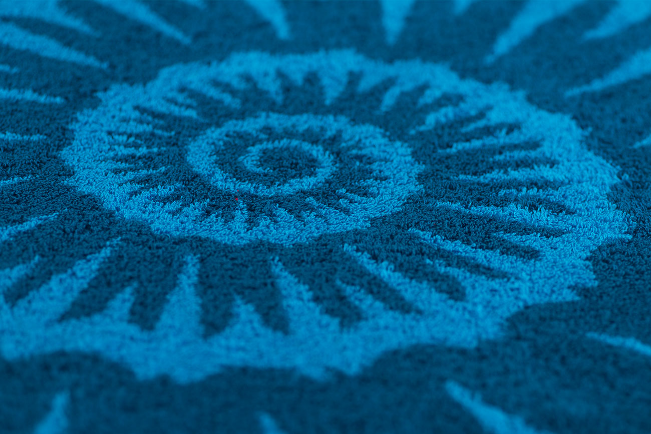 Zweifarbige Jacquard-Einwebung